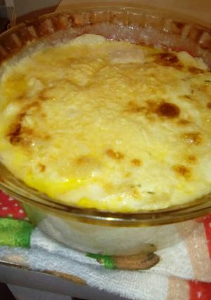 Una foto de Papas a la crema
