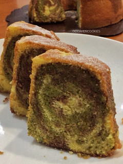 Foto resep Marmer Cake Choco Greentea (tanpa pelembut, pengembang, pewarna)