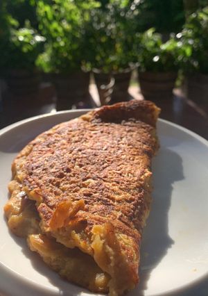 Una foto de Panqueque de manzana (2 panqueques)