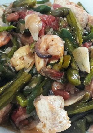 Foto resep Tumis Genjer Tauco Udang Tahu