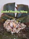 Sambal manding udang (botok udang)