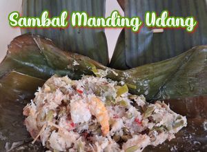 Foto resep Sambal manding udang (botok udang)