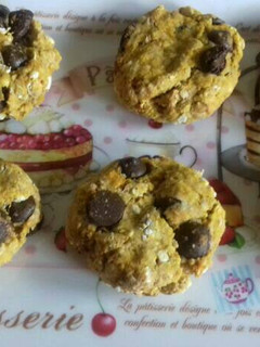 Una foto de Galletas de calabaza con chips de chocolate