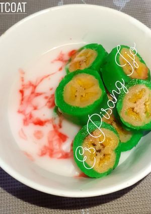 Foto resep Es Pisang Ijo