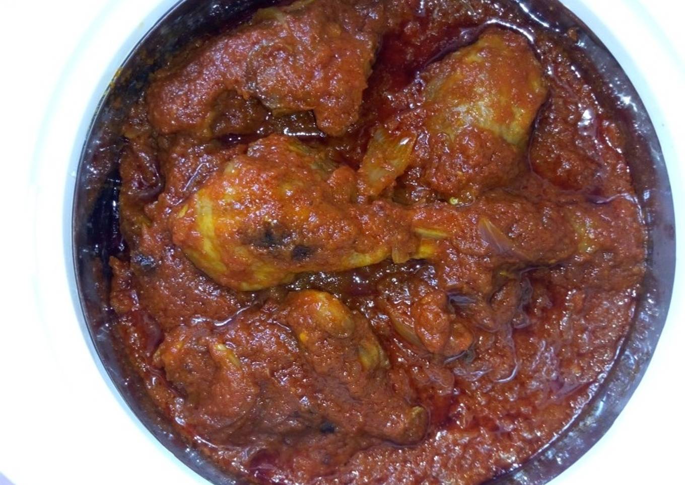 Red oil chicken stew