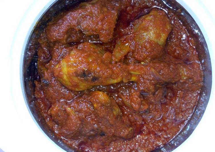 Recipe of Homemade Red oil chicken stew