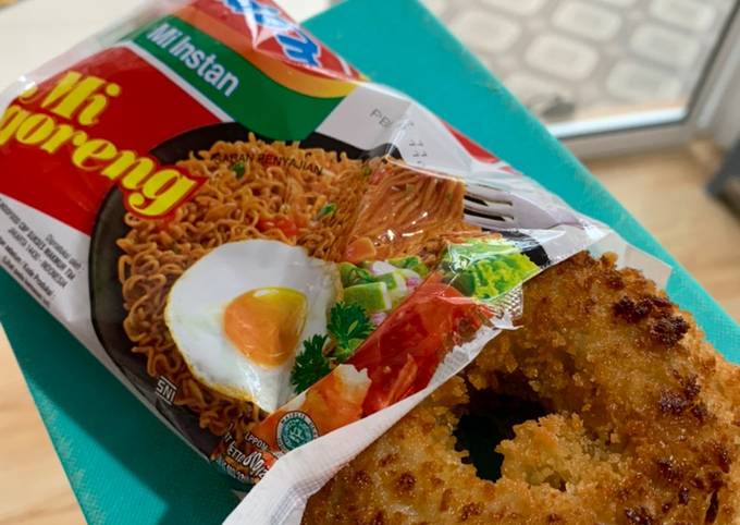 Indomie donat gorengg tanpa kukus