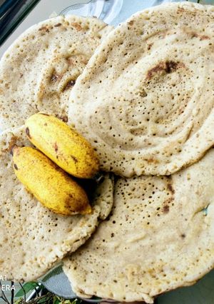 A picture of Banana Dosa.