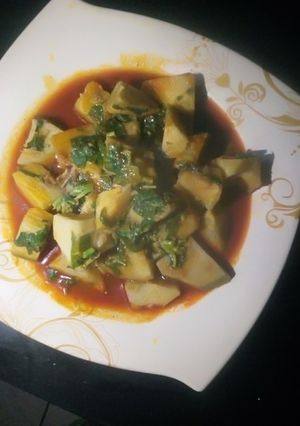 A picture of Vegetable porridge yam.