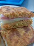 Pan de zanahoria y harina de avena en sartén!