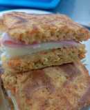 Pan de zanahoria y harina de avena en sartén!