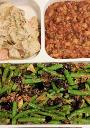 Une photo de 💗⭐Haricots sautés aux fruits secs
