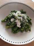 Fusilli con crema di spinaci e ricotta 🥬🧀😋