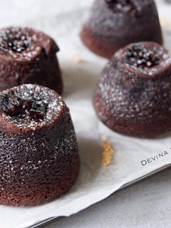 Foto resep Choco Lava Cake (No Oven, No Mixer)