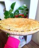 Tarta de coco y dulce de leche