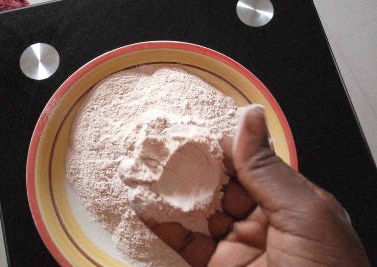 Cocoyam flour procedure