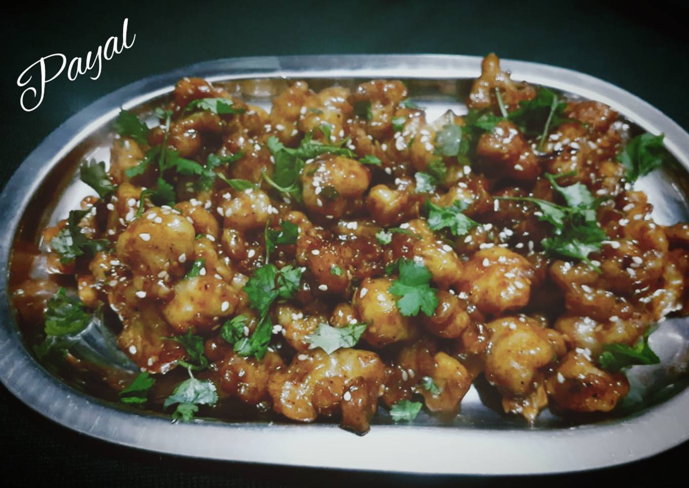 Cauliflower with chili and honey