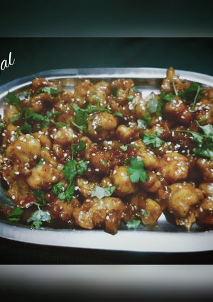 A picture of Chilli Honey Cauliflower.