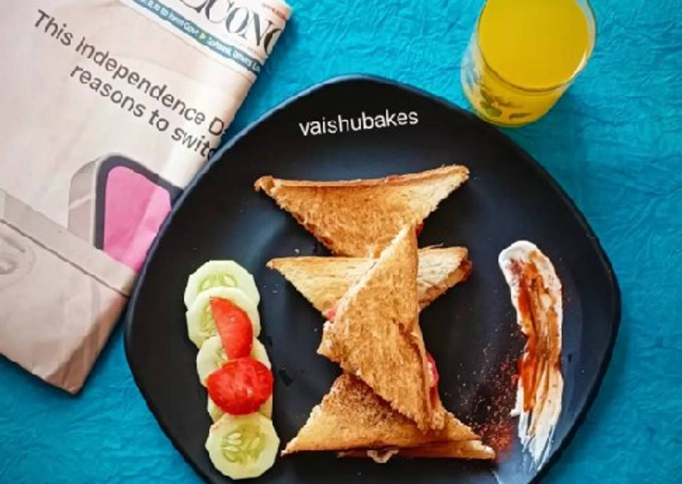 Healthy Grilled Sandwich