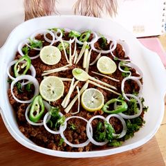 A picture of Bihari kabab qeema.
