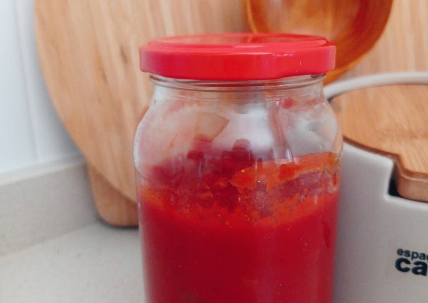 Tomate frito casero (batch cooking)
