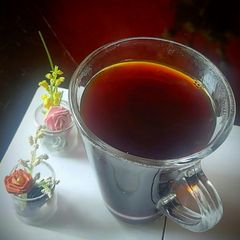 A picture of Jaggery coffee.
