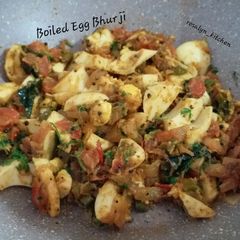 A picture of Spicy Boiled Egg Bhurji.