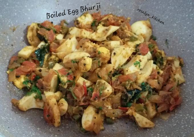 Spicy Boiled Egg Bhurji