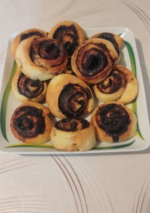 Kakaós csiga recept fotója