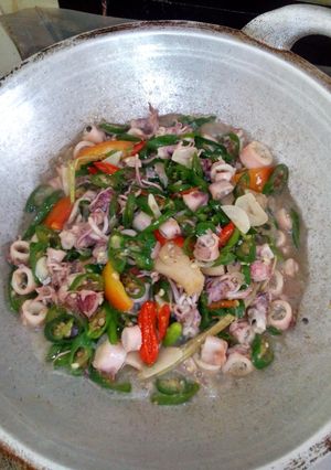 Foto resep Cumi pelangi
