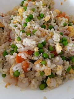Una foto de Arroz tres delicias