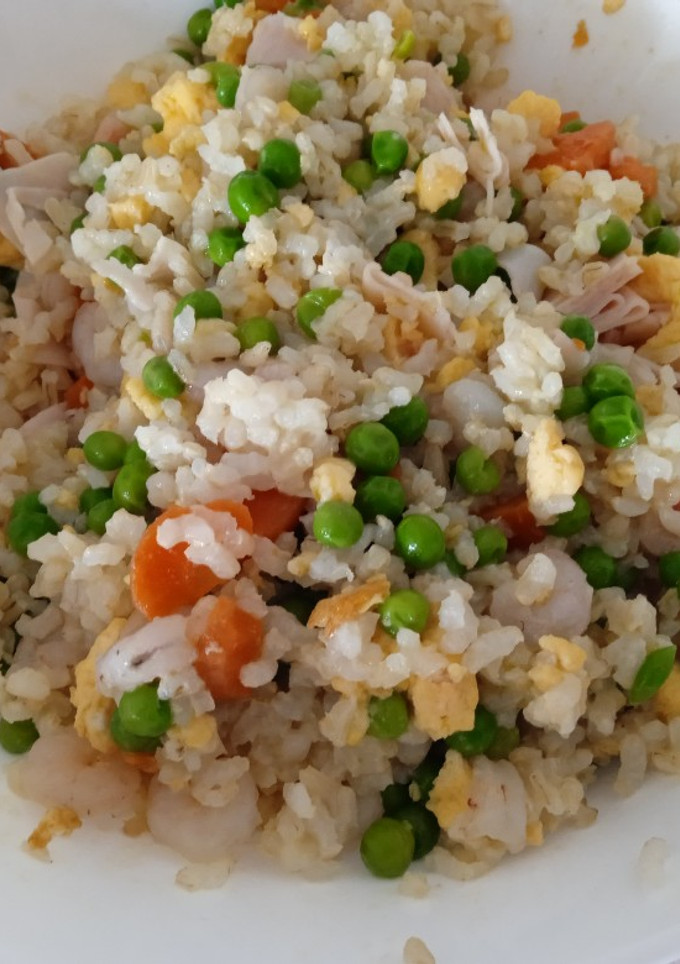 Una foto de Arroz tres delicias