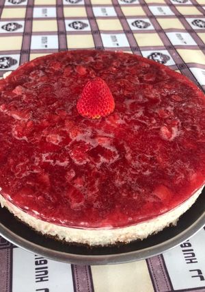 Una foto de Cheesecake de frutilla a mi manera