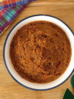 A picture of 🧑🏽🍳🧑🏼🍳Panang Curry Paste Recipe • How To Make Thai Panang Curry Paste |ThaiChef Food.