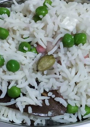 A picture of Peas Pulao.