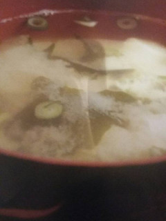 Una foto de Sopa de miso y tofu (misoshiru)