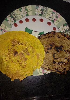 તીખા પુડલા અને ગળ્યા પુડલા(pudla recipe in Gujarati રેસીપી મુખ્ય ફોટો