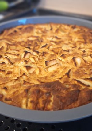 Une photo de Gateau pomme amande