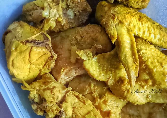 Ayam Ungkep 3 Bahan (tanpa empon2)