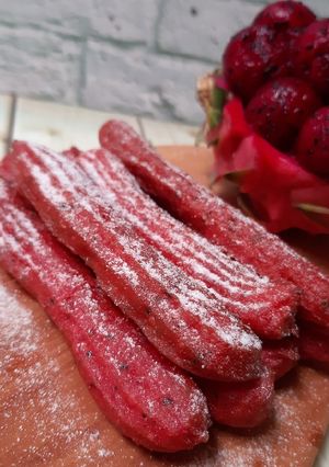 Foto resep Churros Buah Naga