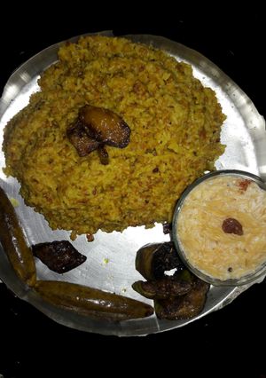 A picture of Puja bhog.