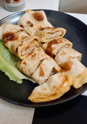 【AJ歐美食鋪】|🌯新魚柳起司蛋餅🌯墨西哥餅皮 蛋奶素 的食譜成品照片