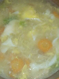 Foto resep Nasi tim sup telur mpasi