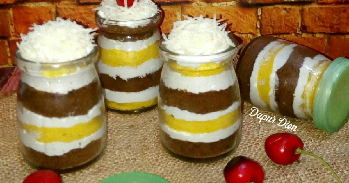 Resep Pumpkin Cake In Jar oleh Dapur Dien Cookpad