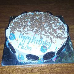 Chocolate sponge cake A picture of Chocolate sponge cake.