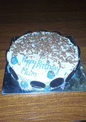 A picture of Chocolate sponge cake.
