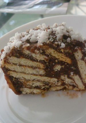 A picture of Salame de Chocolate.
