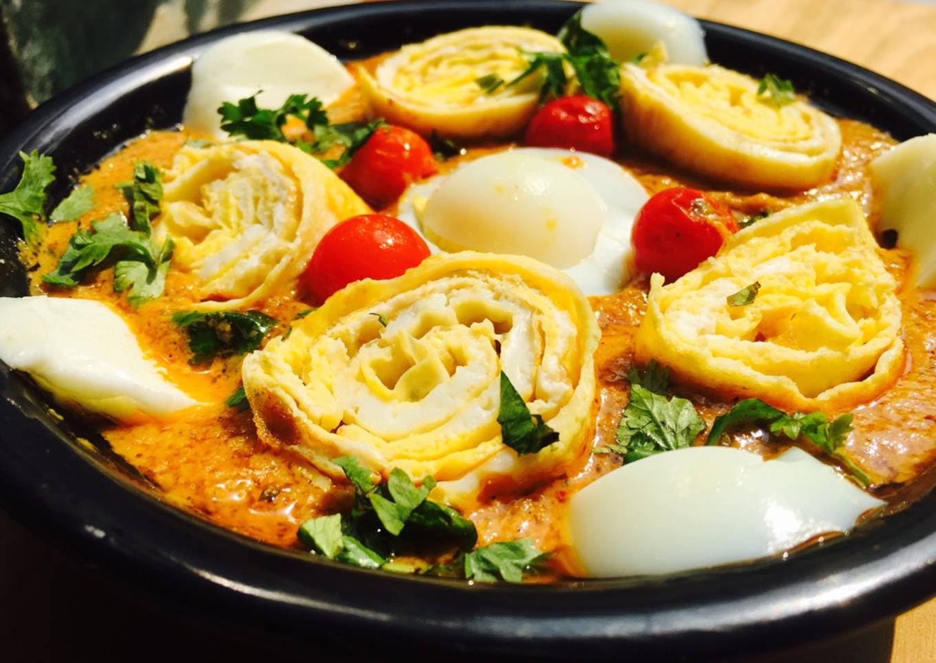 Omelet korma
