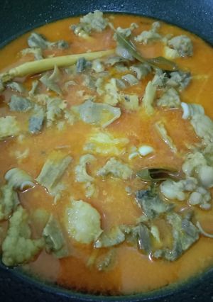 Foto resep 19. Gulai babat jeroan sapi santan