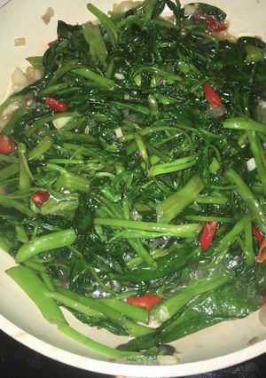 Foto resep Tumis kangkung pedas